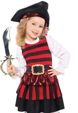 Kinder-Mädchen-Mädchen-Piraten-Kostüm    Gr. 104