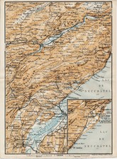 Schweiz Auvernier Noiraigue Yverdon 1907 pt. orig. karte + Anleitung (6 S.) Decke 