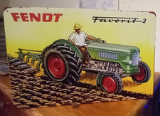 Blechschild FENDT  Traktor