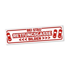 Rettungsgasse Magnetschild