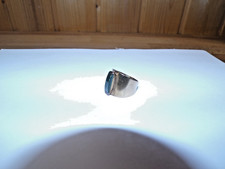 Ring Gold 333  8 Karat  Gr. 56 Aquamarin Blau