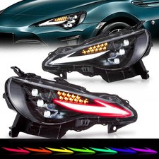 VLAND RGB Voll LED Scheinwerfer für 2012–2020 Toyota GT86 Subaru BRZ Scion FRS