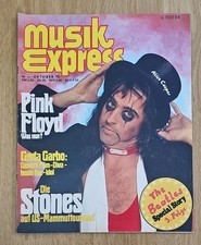 Musik Express 10/1975 Alice Cooper/Pink Floyd/Rolling Stones/Beatles 