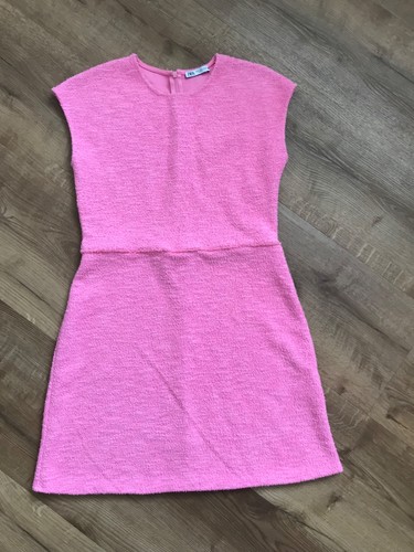 Zara etuikleid boucle pink - etuikleid,