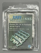 EML-35-001 Kettensatz Panzer III / IV 40 cm Typ A Metall   1:35