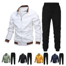 Herren Jogginganzug Trainingsanzug Sportanzug Sporthose Jacke Tracksuit Suit DE