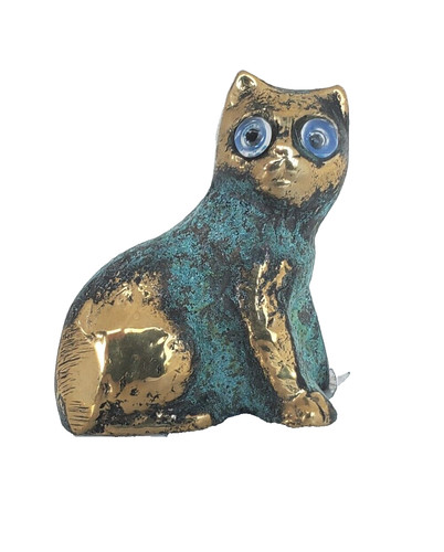 Bronze figur katze cat - ★,