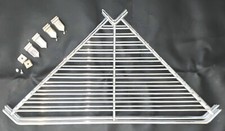 Balton Eckteil klein, Gitterboden 38cm Tiefe, Chrom, incl. Halterungen