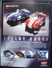 Kyosho Werbeseite Shelby Cobra 427S in 1:18.... Zeitungsanzeige  #0502f