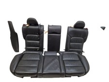 Rücksitzbank Leder geteilt Schwarz Kindersitz Sitz hinten passt für VOLVO  V70 I