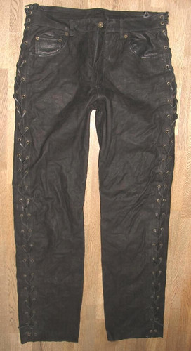 Hard leather stuff schnür - hard,