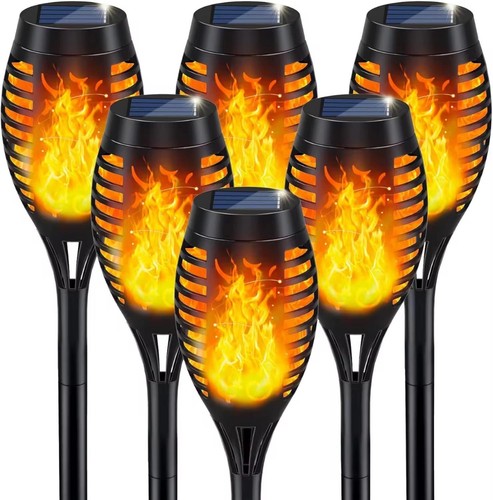 Led solar fackel garten - 12,