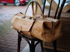 Bree Leder natur "Arzttasche,"