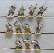 11 Zinnfiguren Persien Perser Antike Griechenland Bogenschütz 30mm bemalt