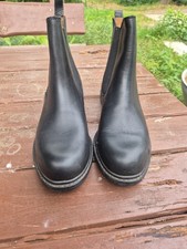 Aigle Reitschuhe Schwarz Leder