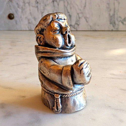 Peltro italy zinnfigur mönch - peltro,