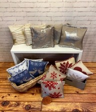 Puppenhaus 1:12 Miniatur: Weihnachtliche Kissen # Kissen Weihnachtsmotiv