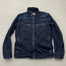 G-Star Jeans Jacke Herren Gr. XL/L Blau Denim New Riley Slim