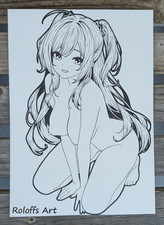 Aktzeichnung 62, weiblicher akt, Tusche, Erotik, nude art drawing, ink, Pin up