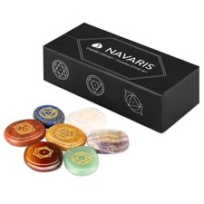 Chakra Steine Set 7x Edelstein Heilsteine Stein Reiki Heilung Yoga Ritual Aura