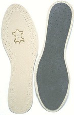 Ledersohlen echtes Leder mit Aktivkohle  Einlegesohlen Sohlen Einlagen Gr.36-47