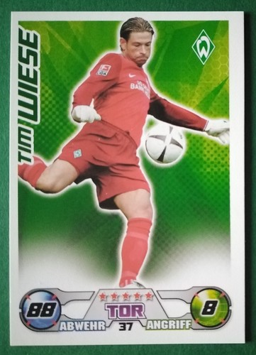 Topps tim wiese werder bremen - topps,
