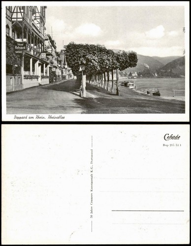 Ansichtskarte boppard - ansichtskarte,