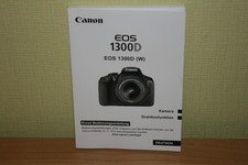 Bedienungsanleitung für Canon EOS 1300D in deutscher Sprache