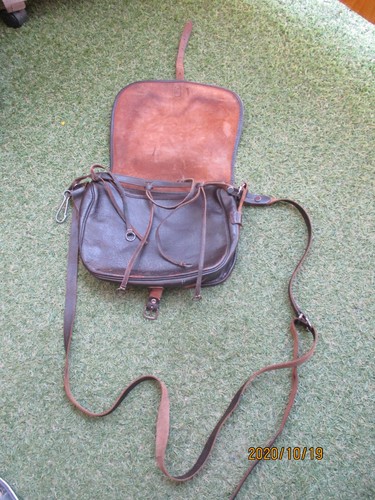 Alte leder jägertasche - alte,