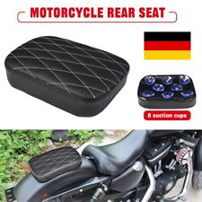 Motorrad Schwarz Diamant Soziussitz Sitzpad 8 Saugnapf Beifahrersitz Für Harley