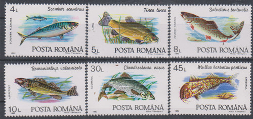 Fische rumänien postfrisch - fische,
