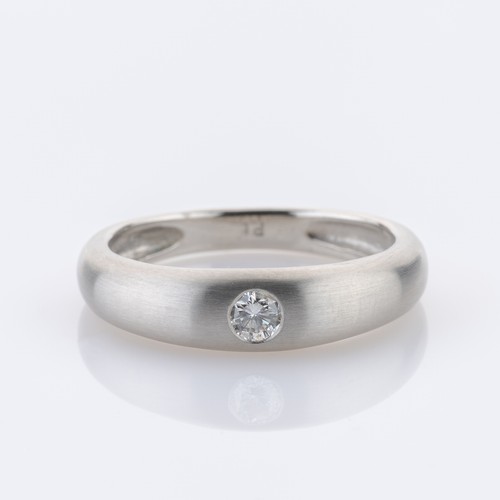 Ring aus platin mit - aus, 0.10ct