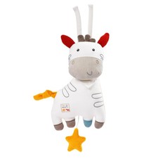 Fehn Spieluhr Baby Einschlafhilfe Zebra fehnNATUR - Kuscheltier mit Bio-Baumwoll