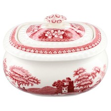 Zuckerdose Spode Copeland Pink Tower