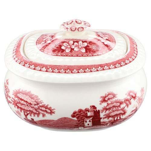 Zuckerdose spode copeland pink - zuckerdose,