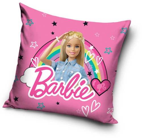 Barbie regenbogen kissenbezug - barbie,