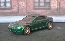 1/64 Matchbox 2004 Mazda RX-8 Umbau Real Riders Custom Rays TE37 Felgen Drift