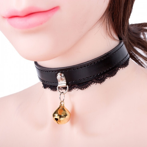 Bdsm bondage leder halsband - bdsm,