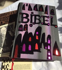NEU Original Hundertwasser Bibel 1995 Unikat + Schuber vollst ungelesen rar
