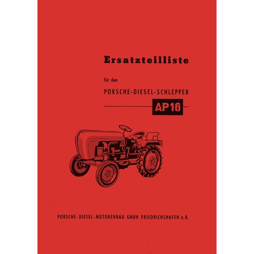 Porsche diesel traktor - porsche-diesel, ap16
