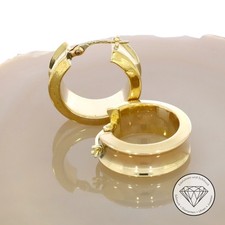 SONDERAKTION WERT 680,- Kleine Creolen Ohrringe 333 Gold 8k 8 KT 14,6 mm XXYY