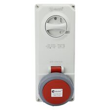 CEE Steckdose mit Schalter abschaltbar Interlock CEE Steckdose 5 Pol 32A IP65