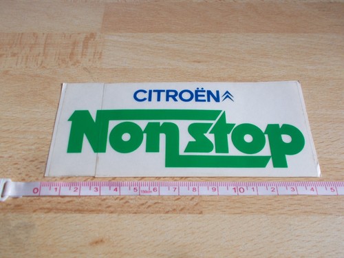 Aufkleber citroën non stop - aufkleber,