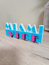 Miami Vice 3D Logo - Vintage