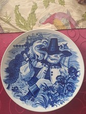 Meissen Der gestiefelte Kater 1980 Märchenteller 1. Wahl Porzellan Vintage