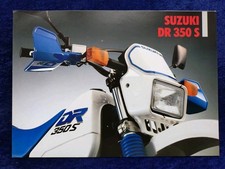 Suzuki DR 350 S Prospekt 4 Seiten