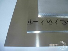 Aluminium Blech hochfest (7075)  2-20 mm Stärke Zuschnitt wählbar