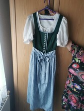 Dirndel grundfarbe grün mit