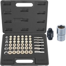 ÖLWANNE ÖLABLASS-SCHRAUBE GEWINDE REPARATUR SATZ + BGS ÖLDIENST für OPEL MB