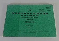 Bildkatalog Mercedes Benz Unimog Fahrerhaus Typ 425.8 Modell 425 von 04/1985